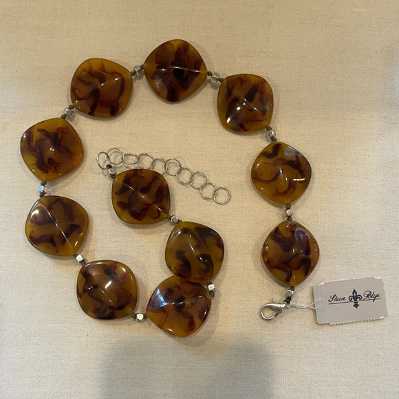 Stein Blye Stone Choker Necklace, NWT - Picture 8 of 16